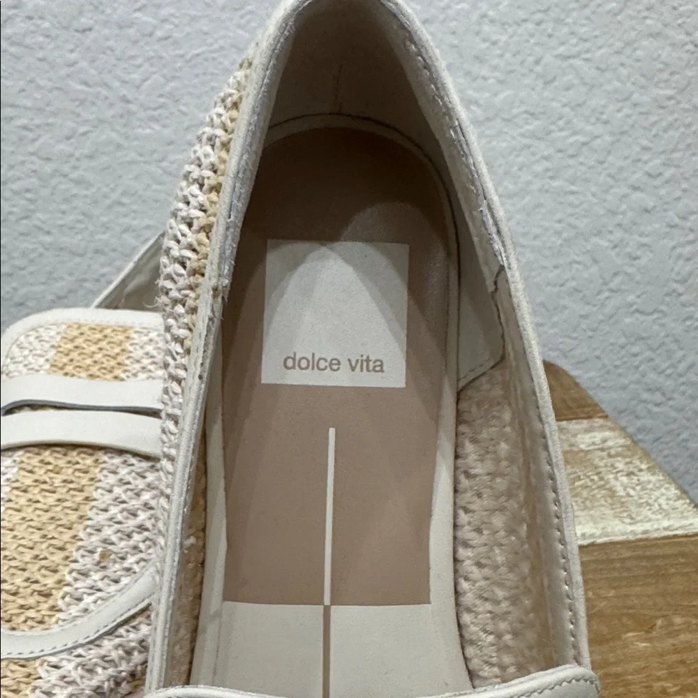 Dolce Vita Halley Rafia Slip On Loafer Size 8 - Picture 6 of 8